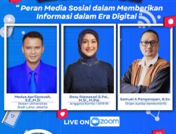 Webinar Ngobrol Bareng Legislator, Desy Ratnasari : Kita Habiskan 3-5 Jam Waktu Bermedia Sosial Tiap Hari