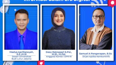 Webinar Ngobrol Bareng Legislator, Desy Ratnasari : Kita Habiskan 3-5 Jam Waktu Bermedia Sosial Tiap Hari