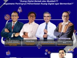 Anggota DPR RI Komisi I, M. Farhan Webinar Bersama Kominfo Tentang Ruang Digital