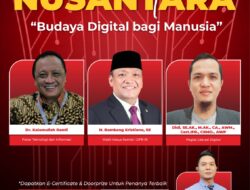 Kominfo RI Gelar Webinar Bertajuk Budaya Digital Bagi Manusia