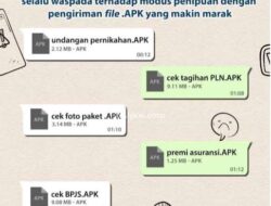 Hati-Hati, Peretasan Android Modus Klik Apk Bodong di Grub WhatsApp