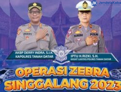 Oprasi Zebra Digelar 2 Pekan di Tanah Datar. Pelanggar ini Jadi Sasaran Tilang