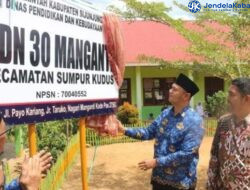 Bupati Sijunjung Resmikan SDN 30 Manganti