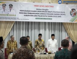 Bupati Safaruddin Buka High Level Meeting KLHS RPJPD Limapuluh Kota 2025-2045