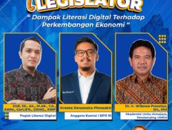 Ngobrol Bareng Legislator Kresna Dewanata Phrosakh, S.H., M. Sos (Anggota Komisi I DPR RI) sampaikan “Literasi Digital Sangat Dibutuhkan dalam Perkembangan Ekonomi Indonesia”