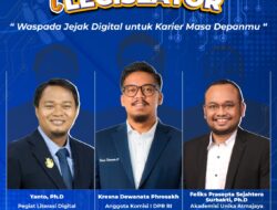 Ngobrol Bareng Legislator Kresna Dewanata Phrosakh, S.H., M. Sos (Anggota Komisi I DPR RI) menghimbau masyarakat Indonesia agar waspada terhadap jejak digital untuk kebaikan karir masa depan