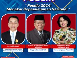 Prof. Dr. Sjarifuddin Hasan, MM. MBA. (Anggota Komisi 1 DPR RI) hadiri webinar Forum Diskusi Publik yang digelar Kominfo RI dengan tema “Pemilu 2024, Menakar Kepemimpinan Nasional”