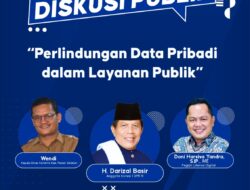 H. Darizal Basir (Anggota Komisi 1 DPR RI) hadiri webinar Forum Diskusi Publik yang digelar Kominfo RI dengan tema “Perlindungan Data Pribadi Dalam Layanan Publik”