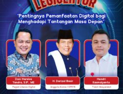 H. Darizal Basir (Anggota Komisi 1 DPR RI) hadiri webinar Ngobrol Bareng Legislator yang digelar Kominfo RI dengan tema “Pentingnya Pemanfaatan Digital Bagi Milenial Menghadapi Tantangan Masa Depan”