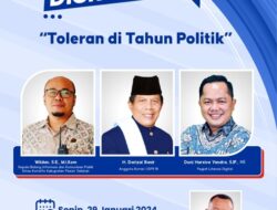 H. Darizal Basir (Anggota Komisi 1 DPR RI) hadiri webinar Forum Diskusi Publik yang digelar Kominfo RI dengan tema “Toleran di Tahun Politik”