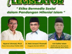 H. Moh Arwani Thomafi (Anggota Komisi I DPR RI) Hadiri Ngobrol Bareng Legislator webinar yang digelar Kominfo RI dengan tema “Etika Bermedia Sosial dalam Pandangan Milenial Islam”