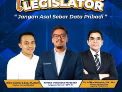 Kresna Dewanata Phrosakh (Anggota Komisi 1 DPR RI)Hadiri Ngobrol Bareng Legislator webinar yang digelar Kominfo RI dengan tema “Jangan Asal Sebar Data Pribadi”