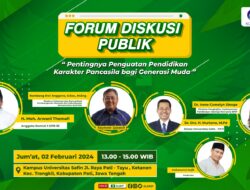 Moh. Arwani Thomafi (Anggota Komisi 1 DPR RI) hadiri webinar Forum Diskusi Publik yang digelar Kominfo RI dengan tema “Pentingnya Pendidikan Karakter Pancasila bagi Generasi Muda”