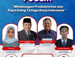 Prof. Dr. H. Sjarifuddin Hasan, MM, MBA (Anggota Komisi 1 DPR RI) hadiri webinar Forum Diskusi Publik yang digelar Kominfo RI dengan tema “Membangun Produktifitas dan Daya Saing Tenaga Kerja Indonesia”