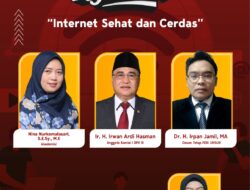 Ir. H. Irwan Ardi Hasman (Anggota Komisi 1 DPR RI) Hadiri Ngobrol Bareng Legislator webinar yang digelar Kominfo RI dengan tema “Internet Sehat dan Cerdas”