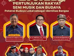 PETUNRA, Dr. H. Fadli Zon, S.S., M.Sc. (Anggota Komisi 1 DPR RI) Sebut Budaya Lokal Adalah Harta Karun Setiap Daerah di Indonesia.