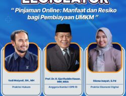 Prof. Dr. H. Sjarifuddin Hasan, MM., MBA.(Anggota Komisi 1 DPR RI) Hadiri Ngobrol Bareng Legislator webinar yang digelar Kominfo RI dengan tema “Pinjaman Online: Manfaat dan Resiko bagi Pembiayaan UMKM”