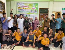 Dalam Rangka Milad HMI ke-77, HMI Cabang Batusangkar melakukan kegiatan pemberian santunan dan makan bersama anak yatim