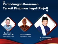 H.Darizal Basir (Anggota Komisi I DPR RI) hadiri webinar Pojok Literasi yang digelar Kominfo RI dengan tema “Perlindungan Konsumen terkait Pinjaman Online (Pinjol)”