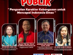 Mayjen TNI. Mar, (Purn) Sturman Panjaitan, SH. (Anggota Komisi 1 DPR RI) hadiri webinar Forum Diskusi Publik yang digelar Kominfo RI dengan tema “Penguatan Karakter Kebangsaan untuk Mencapai Indonesia Emas”