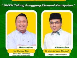 H. Moh. Arwani Thomafi (Anggota Komisi 1 DPR RI) hadiri webinar Forum Diskusi Publik yang digelar Kominfo RI dengan tema “UMKM Tulang Punggung Ekonomi Kerakyatan”