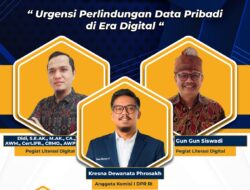 Kresna Dewanata Phrosakh (Anggota Komisi 1 DPR RI)hadiri webinar Forum Diskusi Publik yang digelar Kominfo RI dengan tema “Urgensi Perlindungan Data Pribadi di Era Digital”