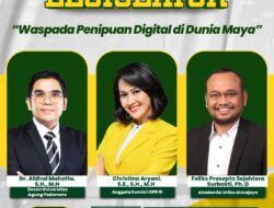 Christina Aryani, S.E., S.H., M.H. (Anggota Komisi 1 DPR RI) hadiri webinar Literasi Digital yang digelar Kominfo RI dengan tema “Waspada Penipuan Digital di Dunia Maya”