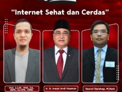 Ir. Irwan Ardi Hasman (Anggota Komisi 1 DPR RI) hadiriwebinar Ngobrol Bareng Legislator yang digelar Kominfo RI dengan tema “Internet Sehat dan Cerdas”