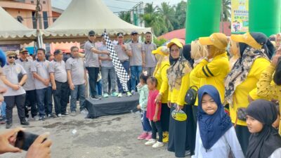 Dilepas Wabup Sijunjung, Sekitar 2.000 Orang Hadiri Jalan Sehat Menuju Kampanye Damai Digelar KPU