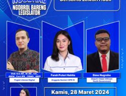 Farah Puteri Nahlia (Anggota Komisi 1 DPR RI) hadiriwebinar Ngobrol Bareng Legislator yang digelar Kominfo RI dengan tema “Menjadi Netizen Cerdas, Bersama Lawan Hoax”