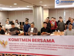 Utamakan Persatuan, Relawan Tiga Capres Pemilu 2024 Kalbar Sepakat Akhiri Polemik Pemilu 2024