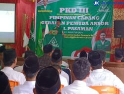 PKD III PC GP Ansor Pasaman Dibuka Secara Resmi Ketua PW GP Ansor Sumbar H. Rahmat Tk Sulaiman