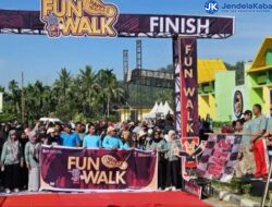 Ribuan Orang Semarakkan Fun Walk Gelaran KPU Limapuluh Kota