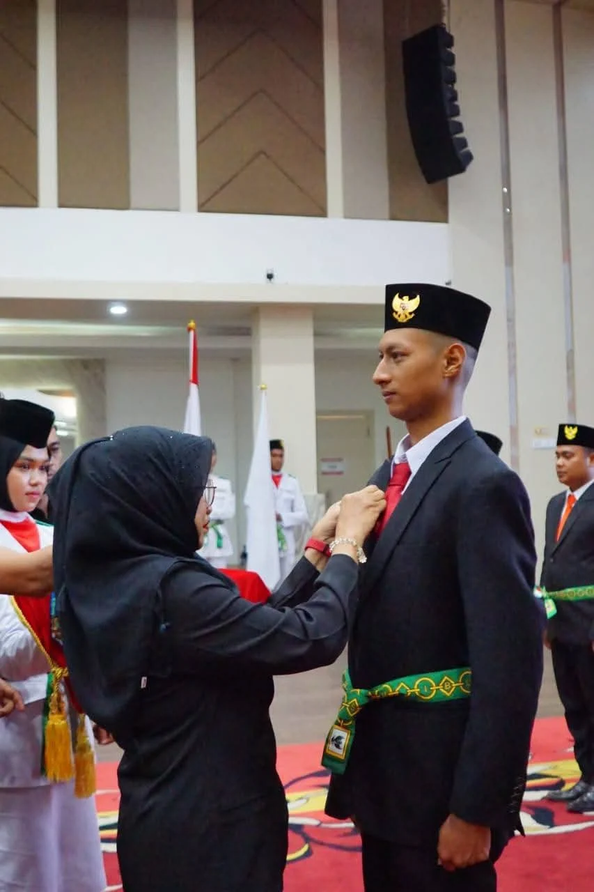 Wabup Dharmasraya Kukuhkan Pelaksana Duta Pancasila Paskibraka Indonesia Periode 2025–2029