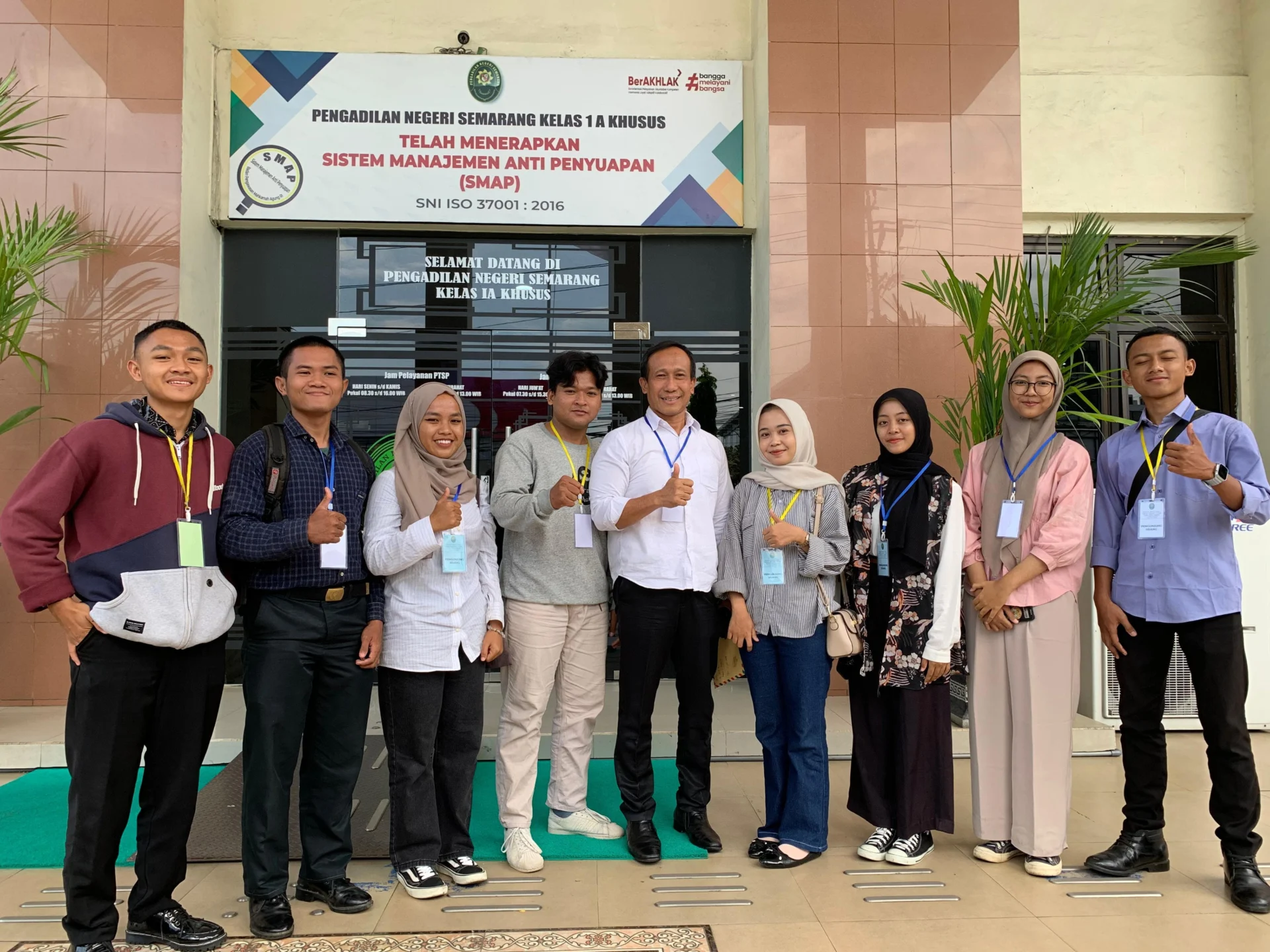HMI Koorkom Walisongo Kawal Sidang Putusan Kasus Penembakan Siswa SMK