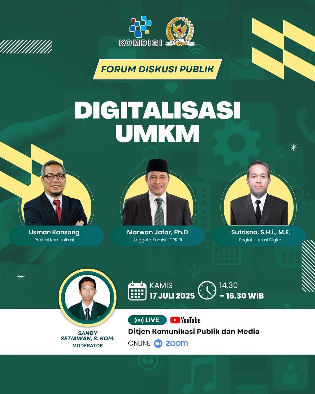 DPR Tekankan Pemerataan Digitalisasi UMKM, Dorong Regulasi dan Infrastruktur Inklusif