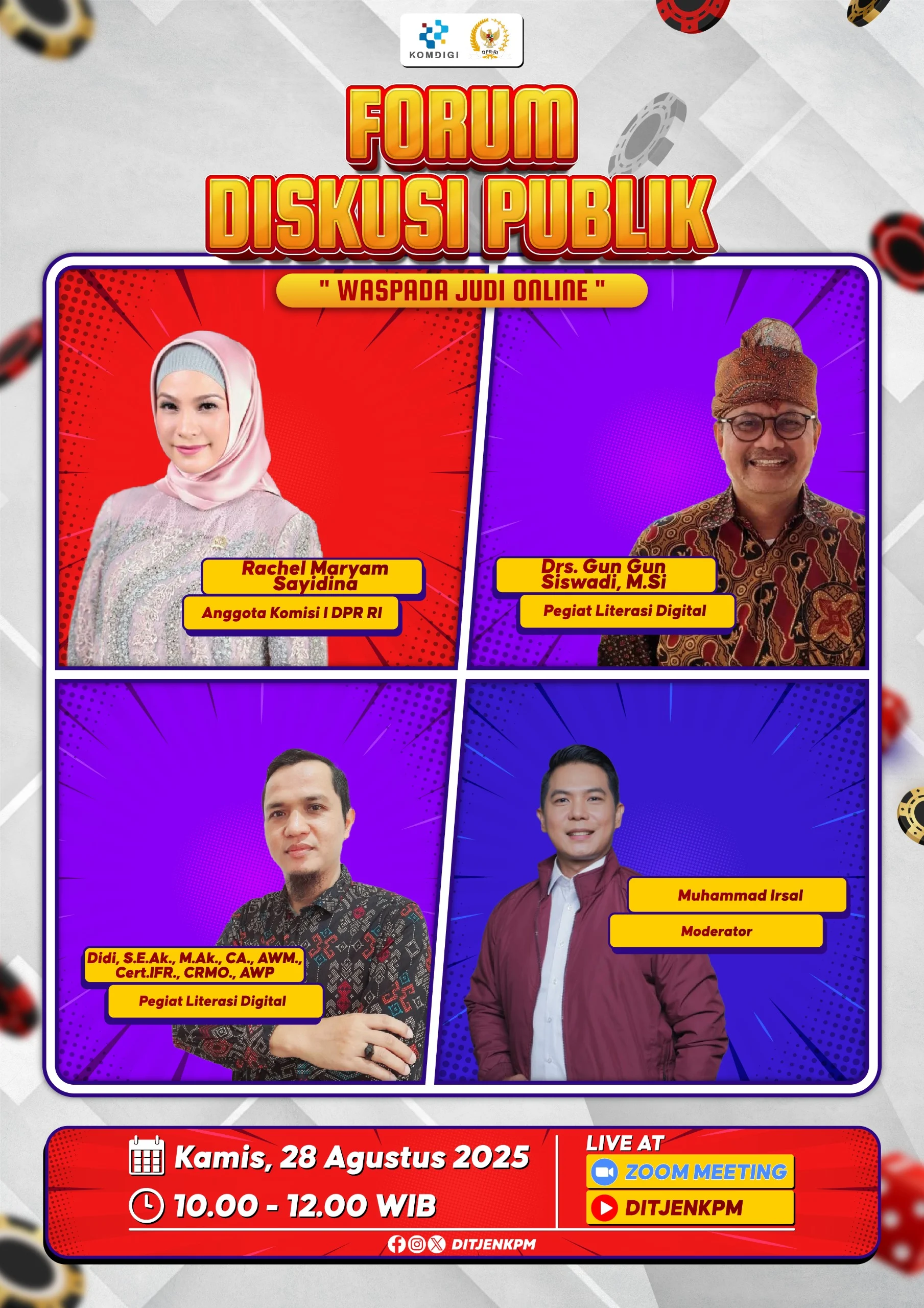 Judi Online Ancam Generasi Muda, DPR Ingatkan Bahaya Nyata di Ruang Digital