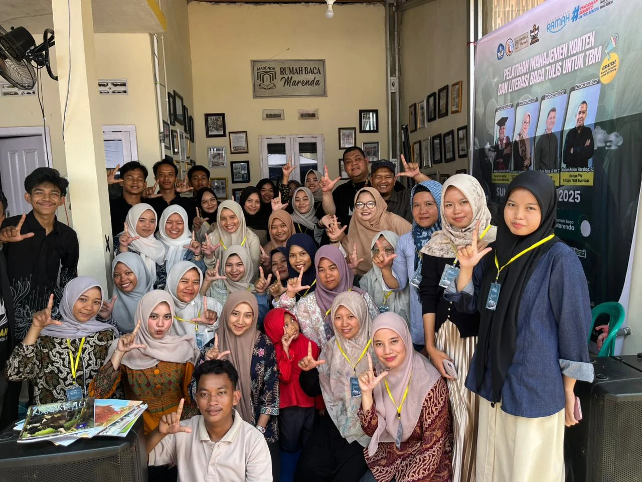 Kemendikdasmen Apresiasi Rumah Baca Marenda Lewat Banpem Komunitas Literasi 2025