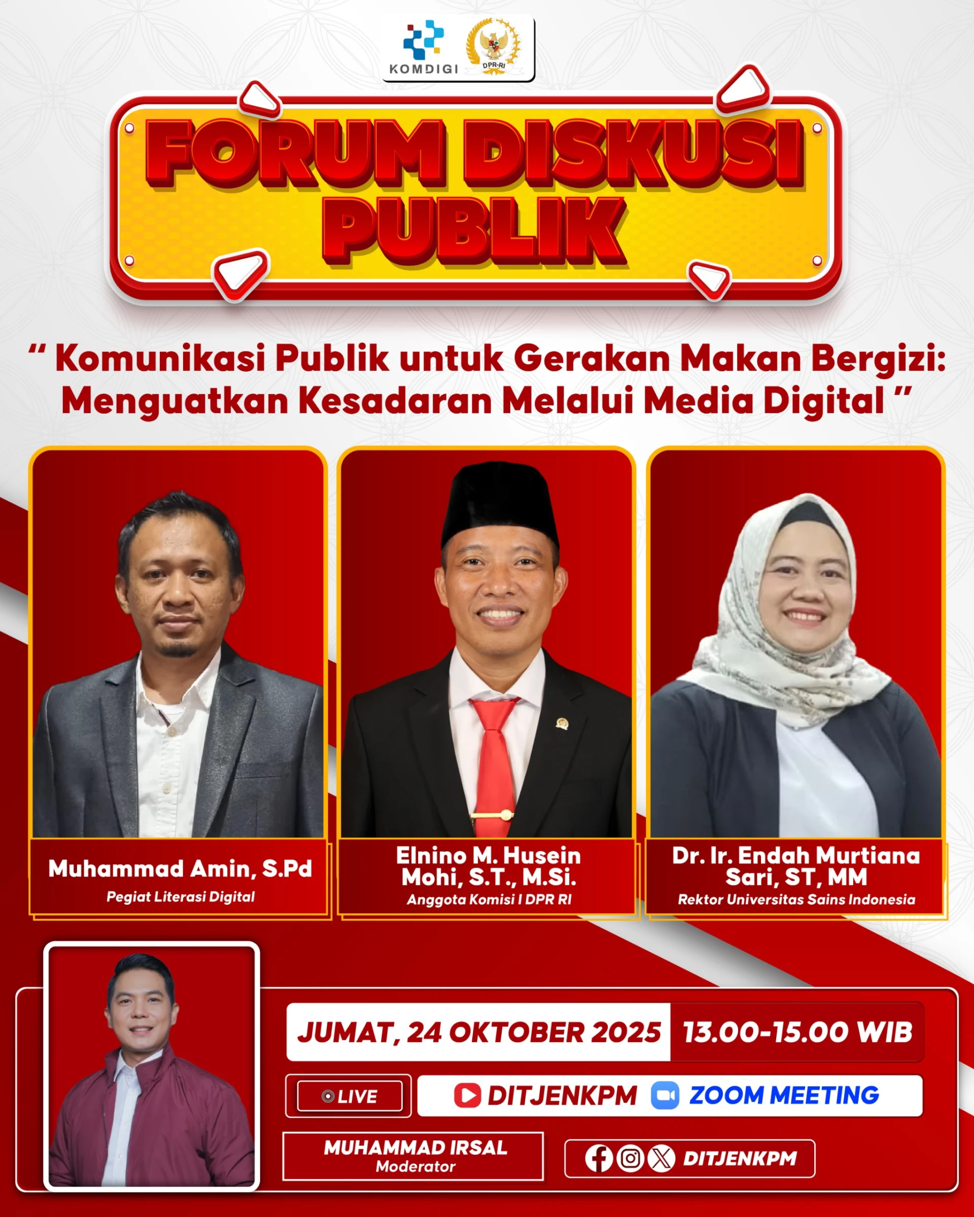 Akademisi dan Pegiat Digital Dorong Kolaborasi Literasi untuk Sukseskan Gerakan Makan Bergizi