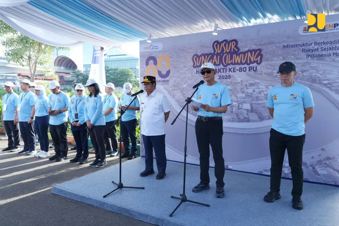 Bersih-bersih Sungai Ciliwung, Menteri PU Dody Hanggodo Dorong Kolaborasi Tata Kelola Sumber Daya Air