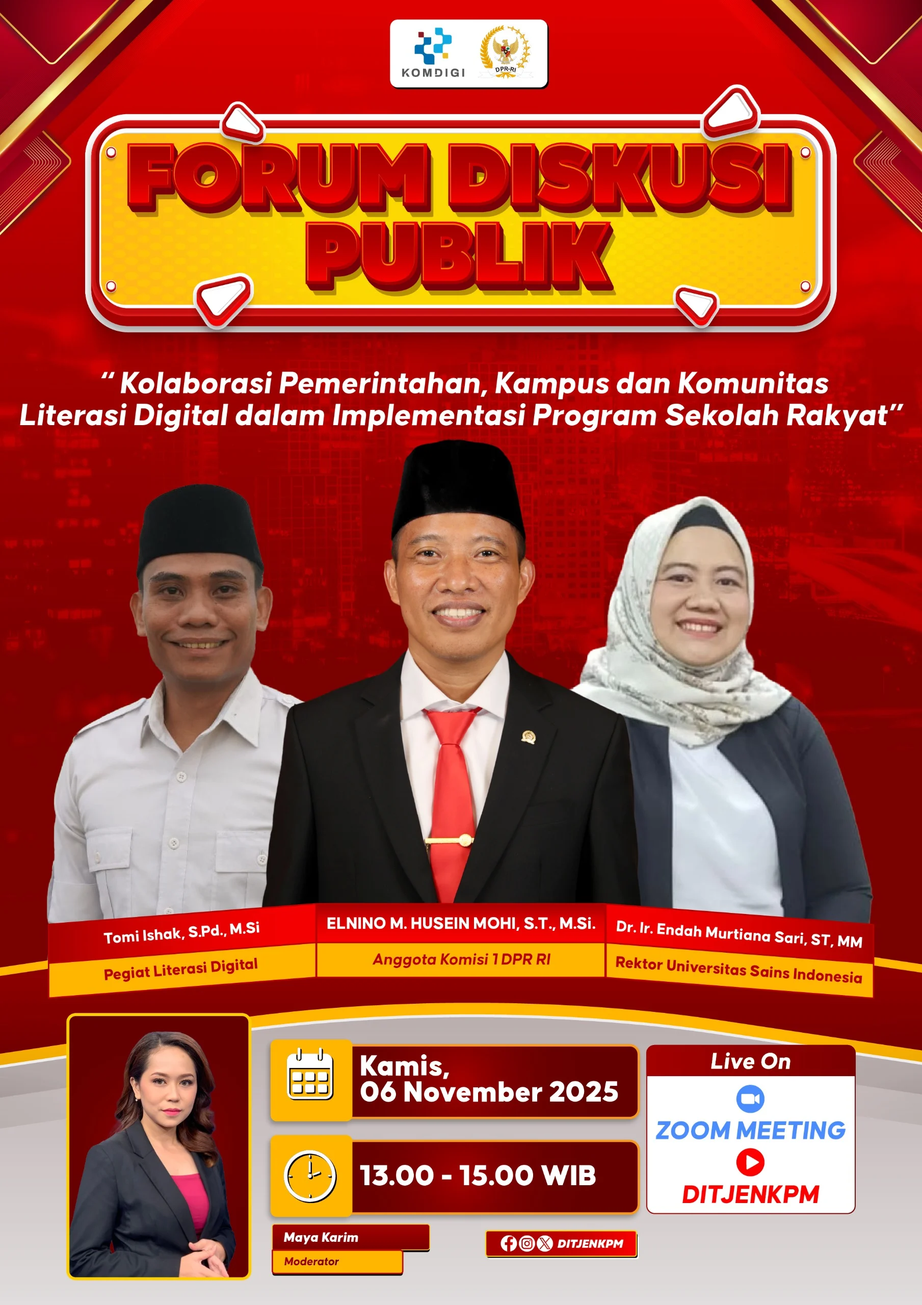 Sekolah Rakyat Jadi Wadah Pemberdayaan Digital Berbasis Komunitas, Tantangan Kesenjangan Internet Masih Besar