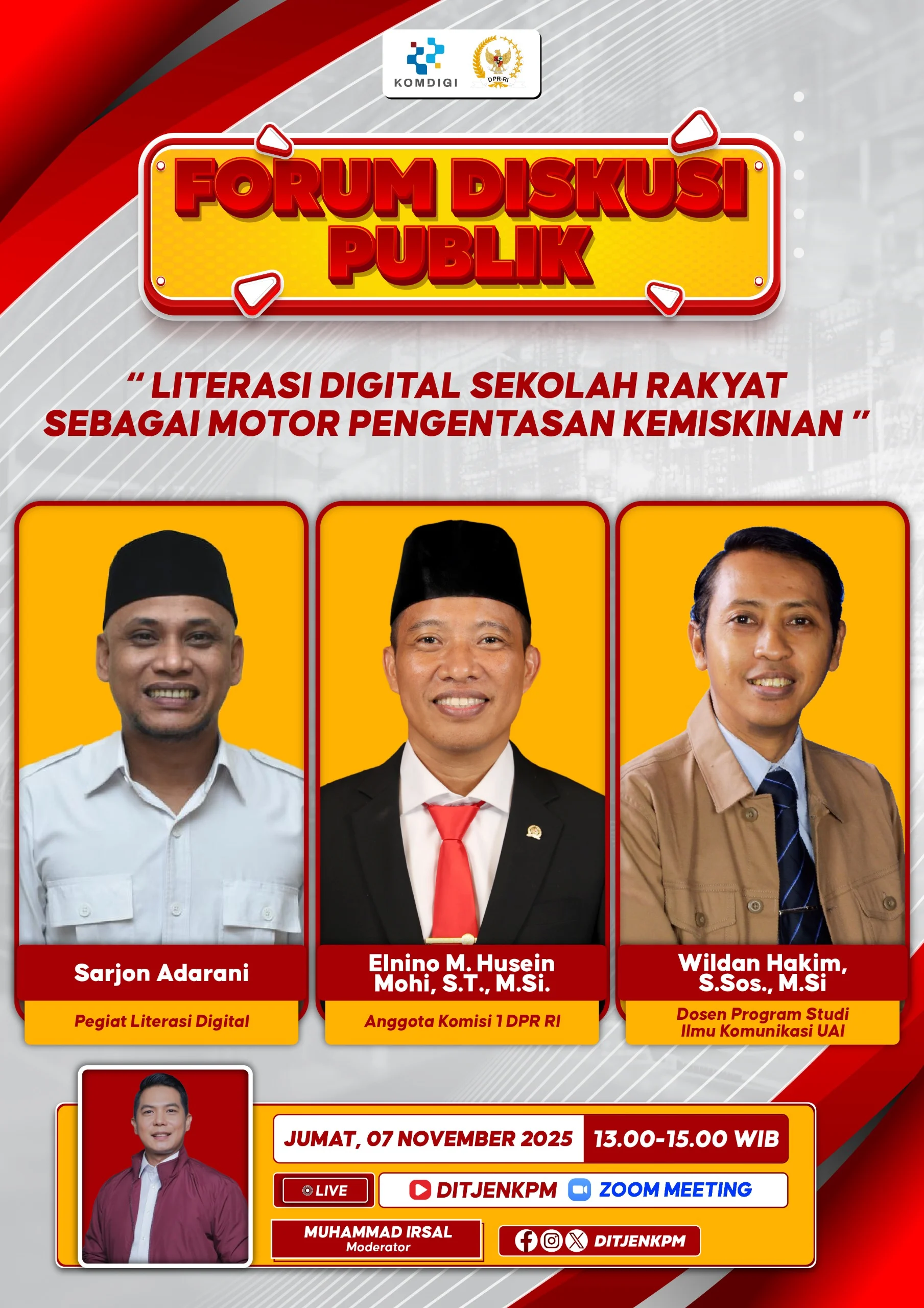 Literasi Digital Jadi Kunci Pengentasan Kemiskinan: Sekolah Rakyat Didorong Jadi Pusat Transformasi Digital