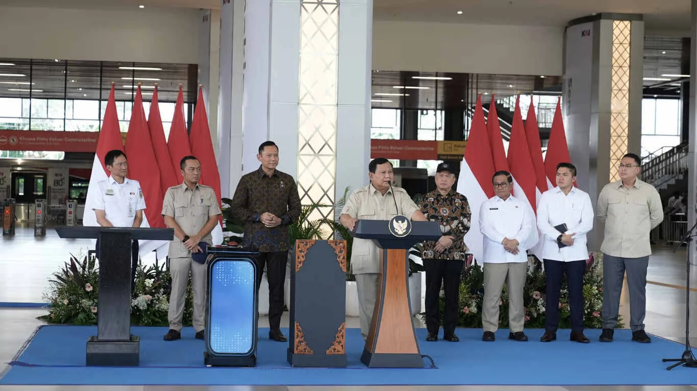 Presiden Prabowo Resmikan Stasiun Tanah Abang Baru, PTPP Tegaskan Komitmen Dukung Modernisasi Transportasi Publik