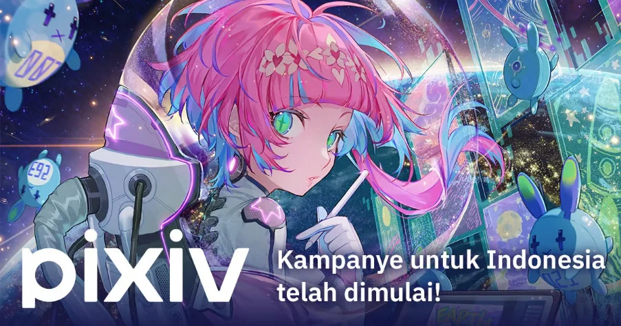 pixiv luncurkan kampanye perdana khusus Indonesia, Total hadiah peserta mencapai 3 Juta Rupiah!