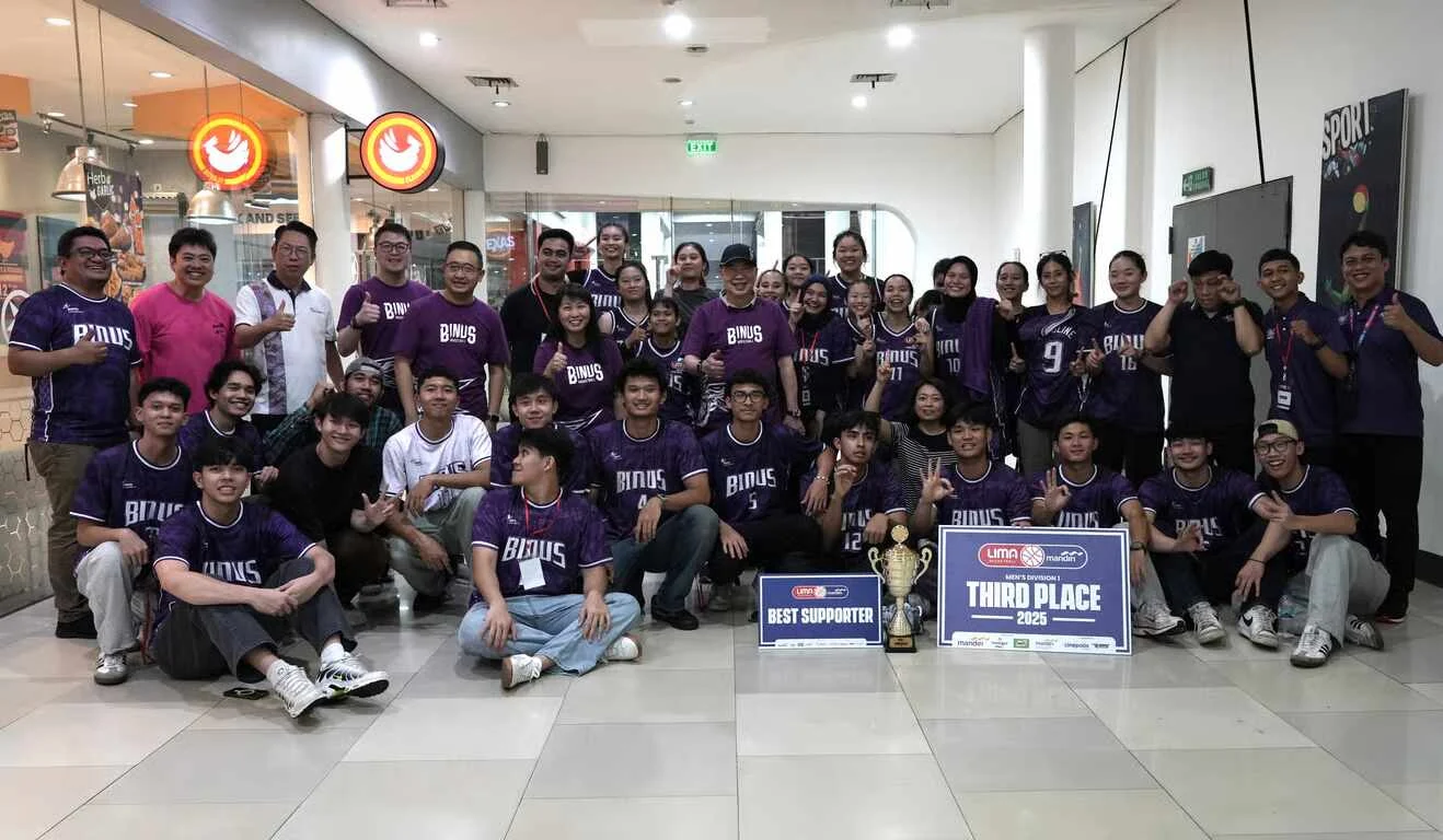 BINUS STINGERS Boys Raih Juara 3 Liga Mahasiswa Jakarta 2025