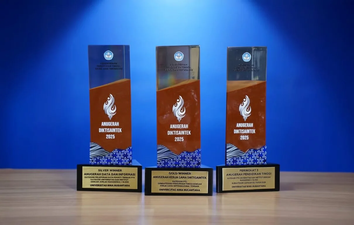 BINUS University Raih Tiga Penghargaan di Anugerah Diktisaintek 2025