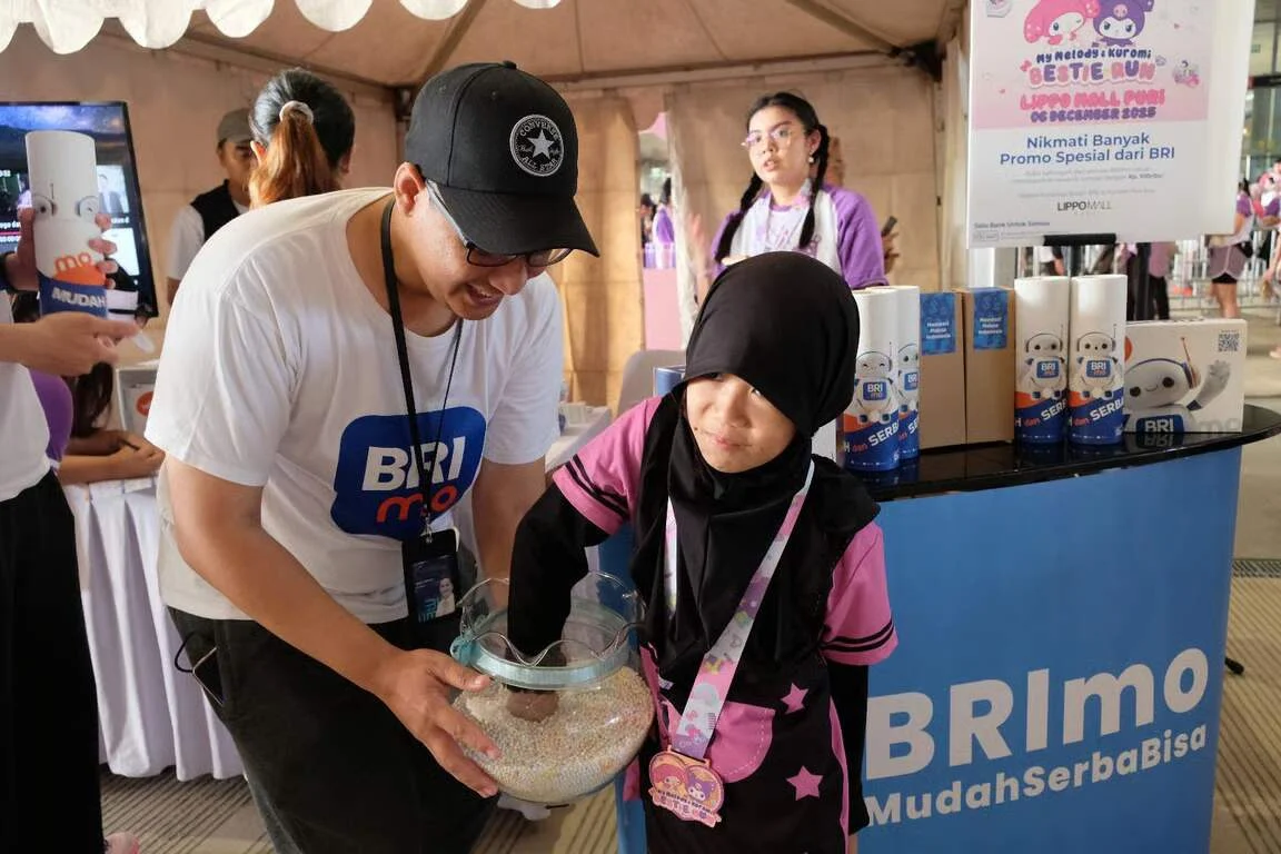 BRI Jatinegara Meriahkan My Melody and Kuromi Bestie Run 2025