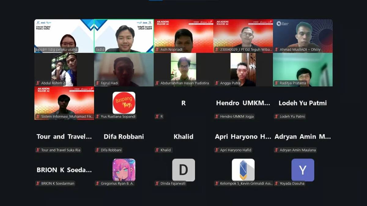 Berkolaborasi Dengan Komdigi AI Center of Excellence Jogja Selenggarakan Workshop Nasional Bersertifikat