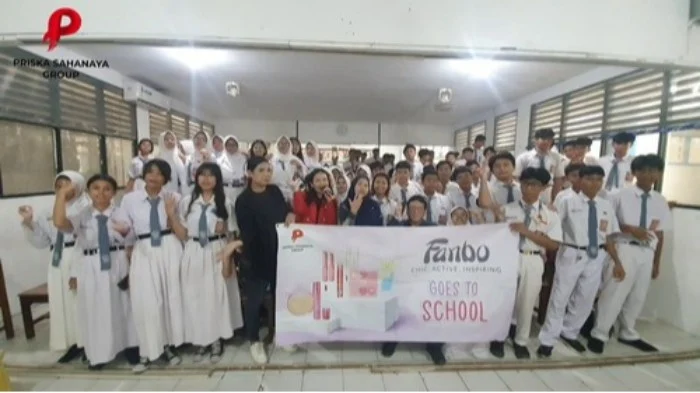 Fanbo dan Priska Sahanaya Bahas AI untuk Content Creation di SMA Gita Kirtti 2