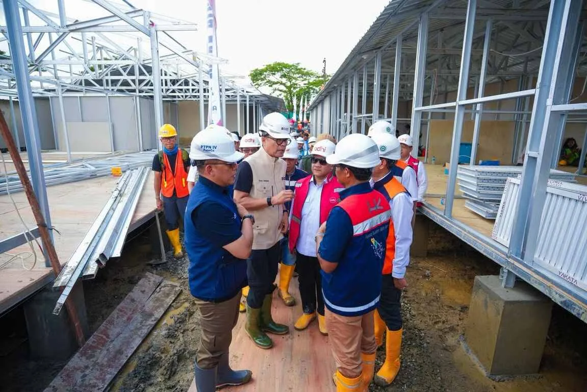 Holding Perkebunan Nusantara Dukung Percepatan Pembangunan 600 Huntara Pascabanjir di Aceh Tamiang